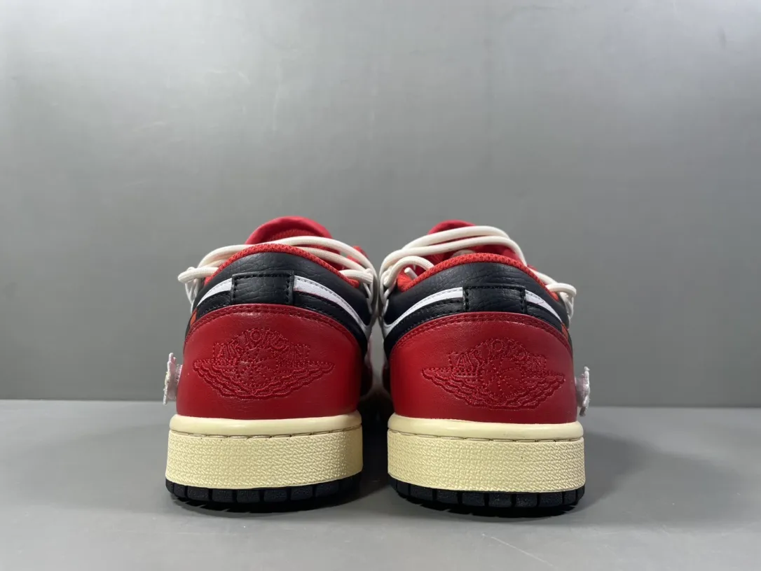 AJ1 x 260 Collaboration Low-Top Sneakers – Red White – Corporate Edition with  Rep Shoes and Nike Replica Style FreshLook 1255