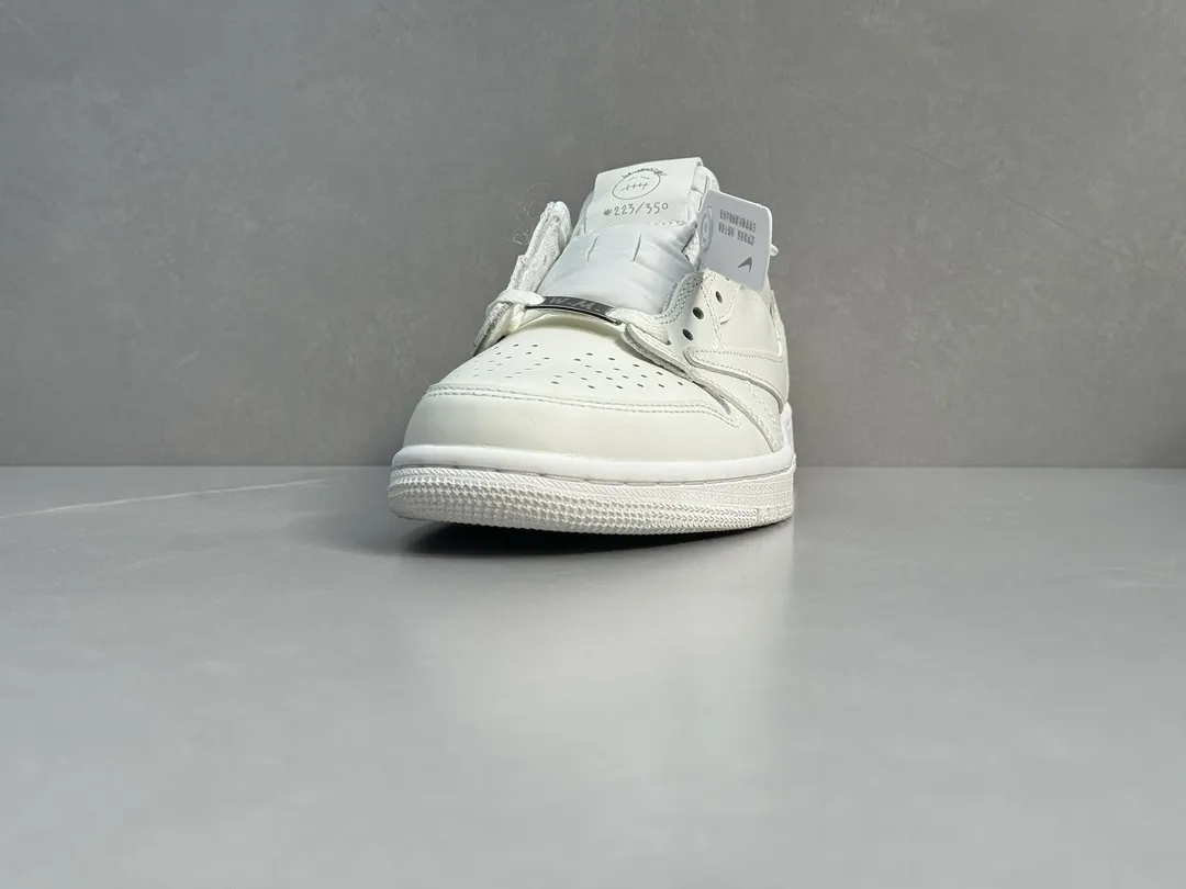 Classic AJ1 x Reverse Dunk Low Top Sneakers – Pure White, Top Rep Shoes, Best Replica Sneakers,  Version, Sizes 36-47 (Including Half Sizes 1341