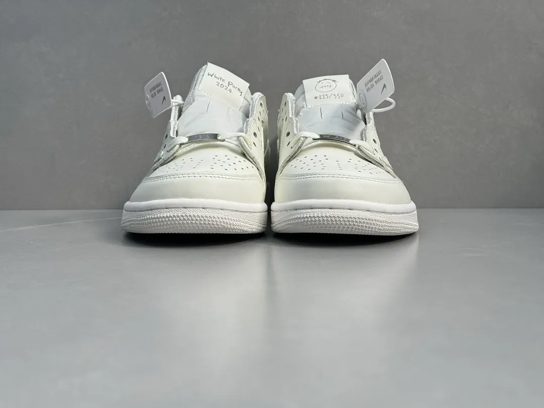 Classic AJ1 x Reverse Dunk Low Top Sneakers – Pure White, Top Rep Shoes, Best Replica Sneakers,  Version, Sizes 36-47 (Including Half Sizes 1341