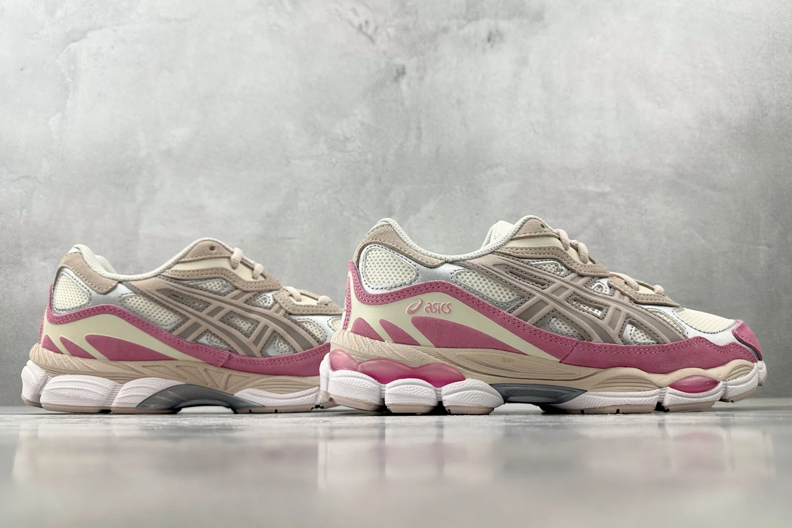 HighPerformance ASICS GEL-NYC Beige Pink Replica Sneakers – High Quality Rep Shoes 674