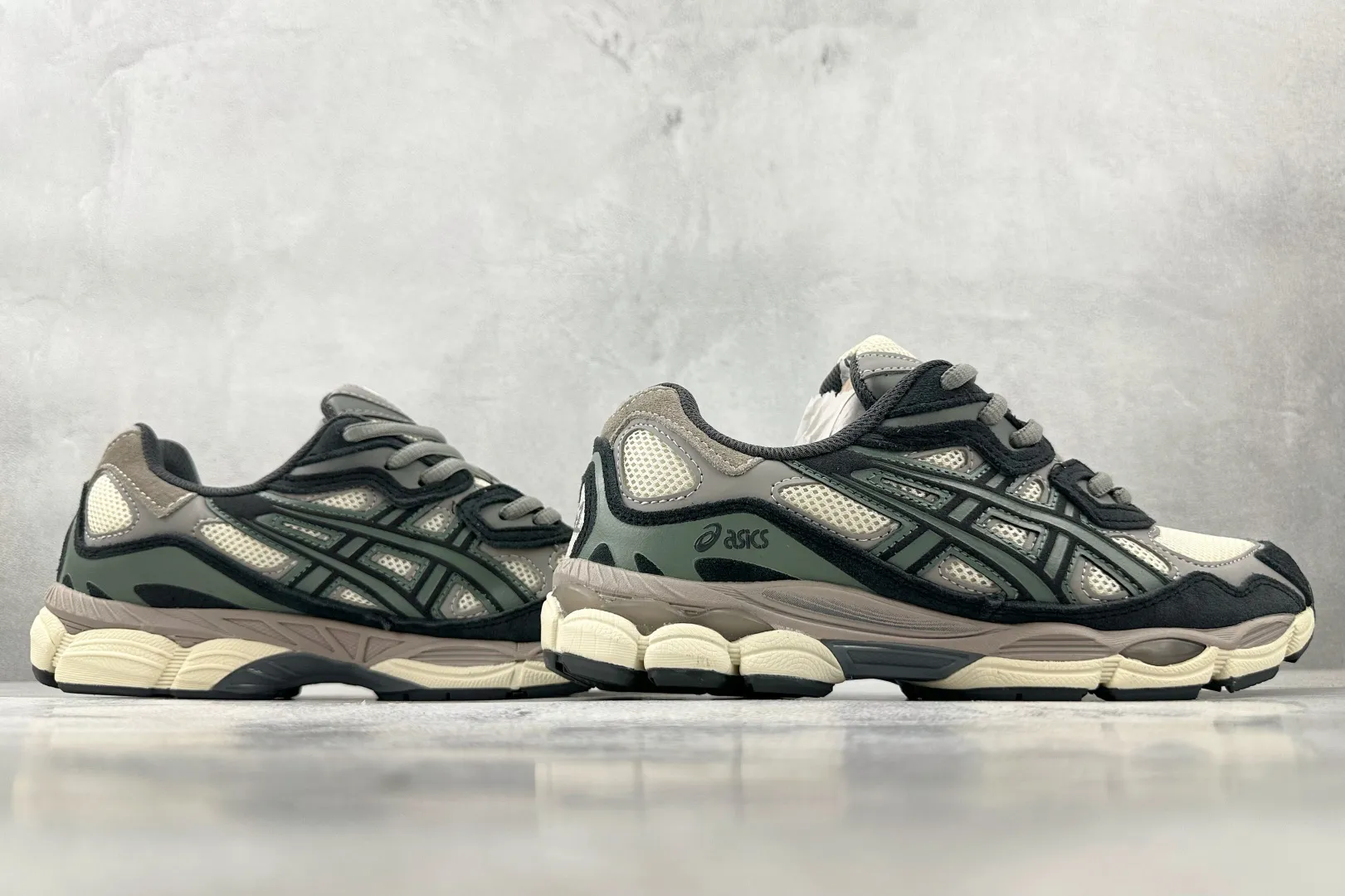 Original ASICS GEL-NYC Oatmeal Grey Replica Sneakers – High Quality ASICS Running Rep Shoes 686