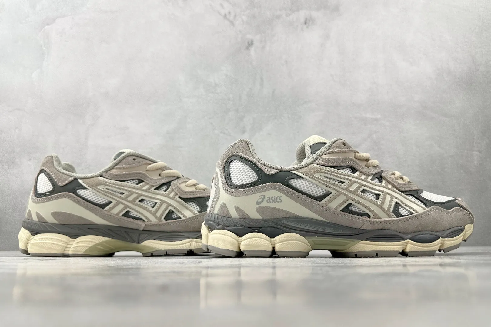 WeatherProof ASICS GEL-NYC Oatmeal Low Top Replica Sneakers – High Quality Rep Shoes & 1:1 ASICS Replicas 669