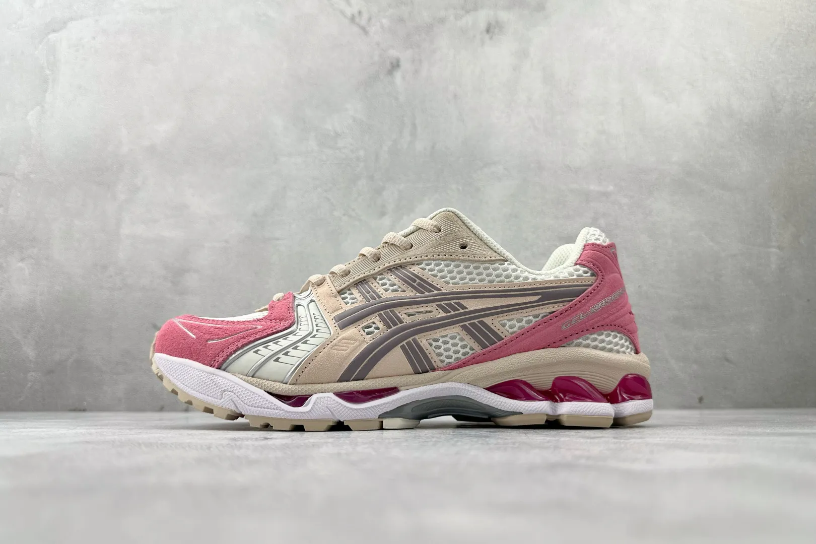 ASICS Gel-Kayano 14 Beige Pink Replica Sneakers – High Quality ASICS Running Replicas TimelessDesign 606