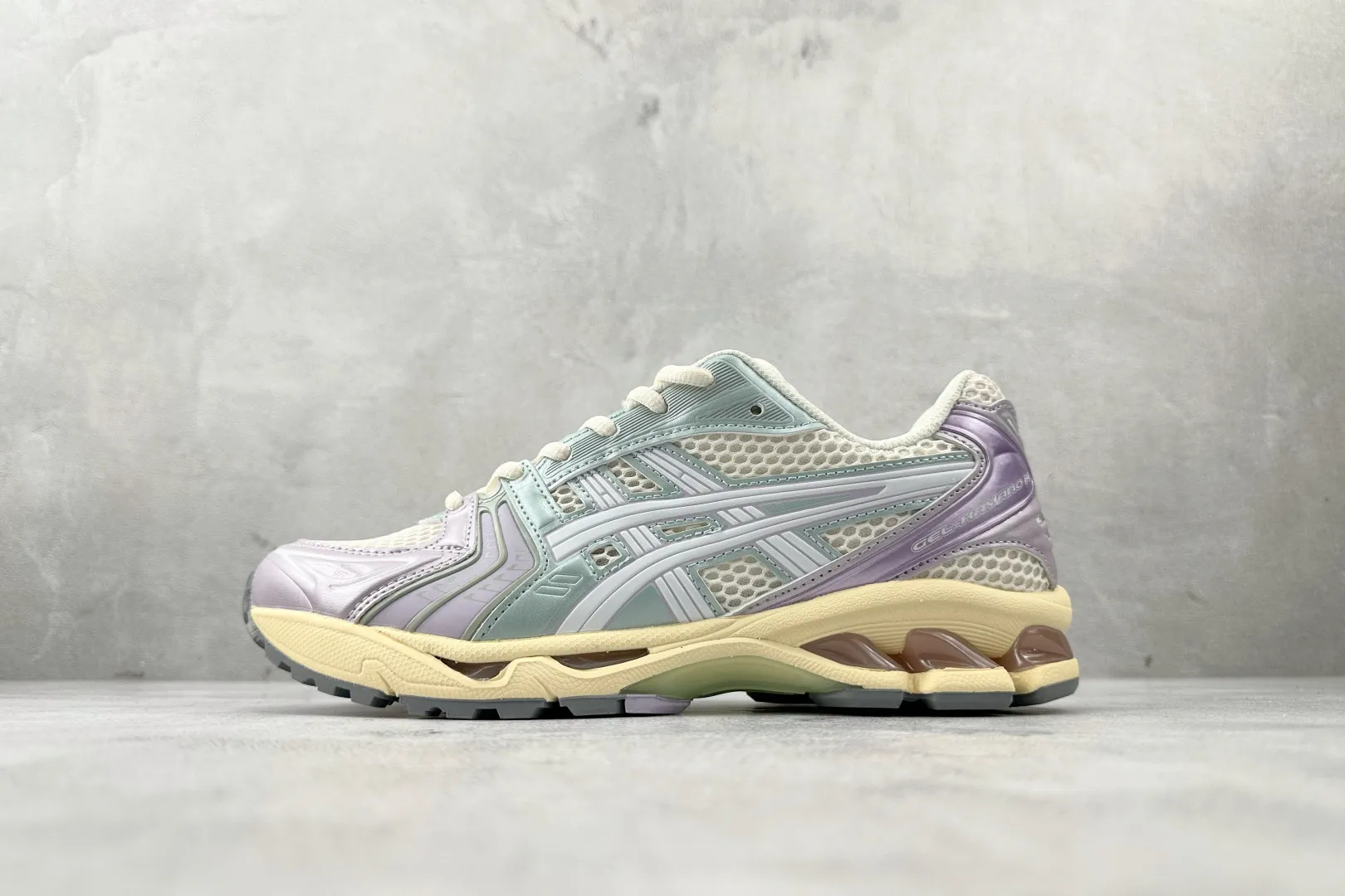 ASICS Gel-Kayano 14 Green Purple Replica Sneakers – High Quality ASICS Running Replicas Casual 616