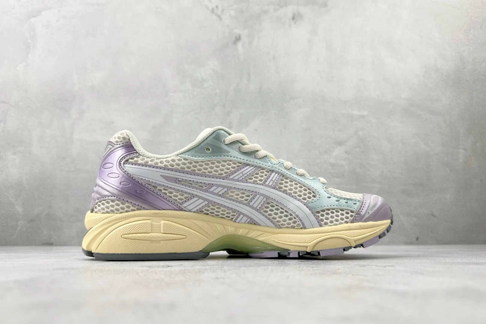 ASICS Gel-Kayano 14 Green Purple Replica Sneakers – High Quality ASICS Running Replicas Casual 616