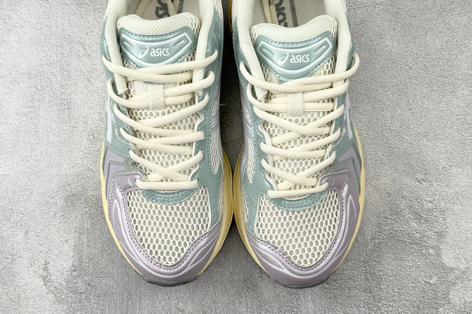 ASICS Gel-Kayano 14 Green Purple Replica Sneakers – High Quality ASICS Running Replicas Casual 616