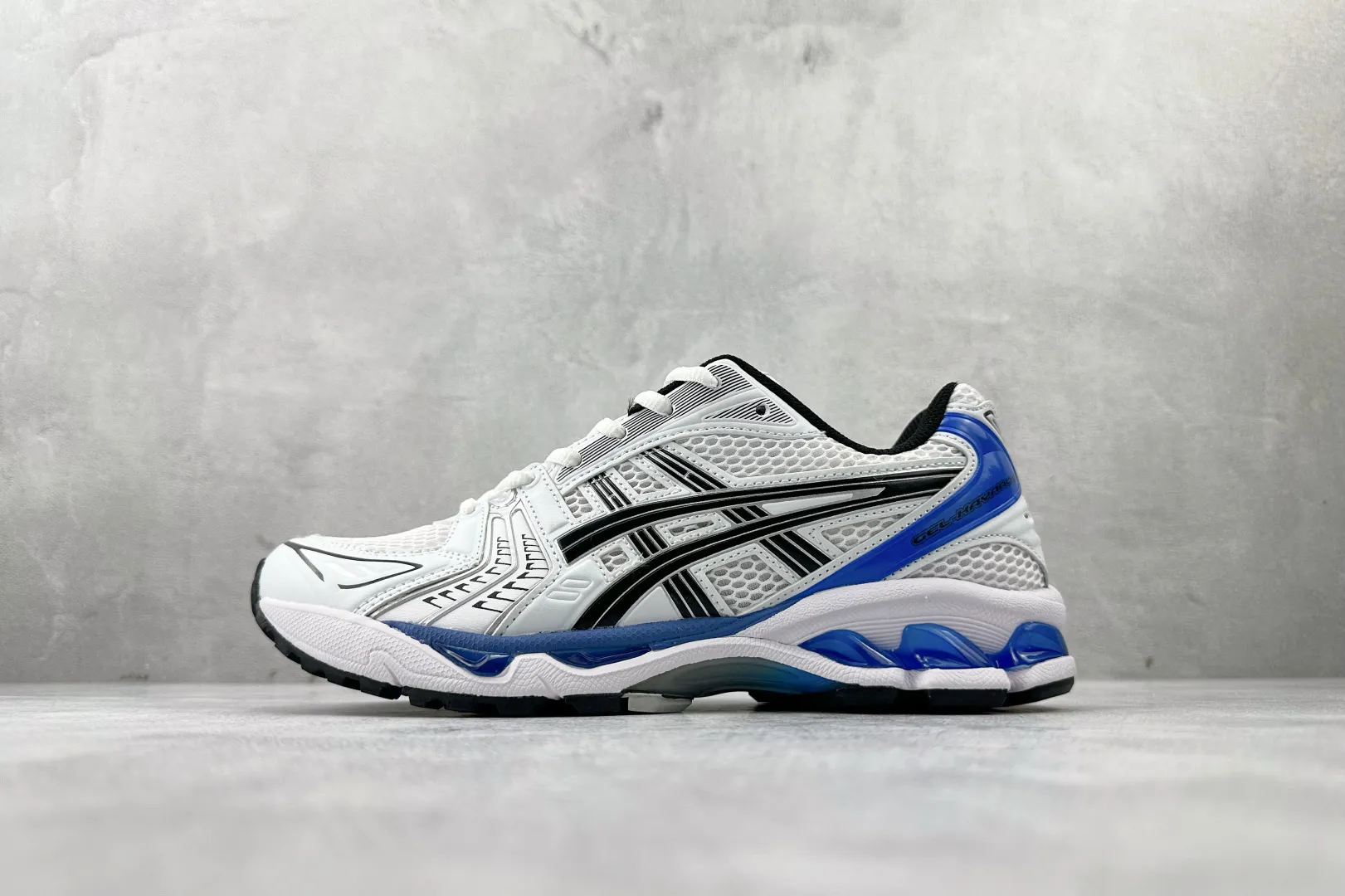 EyeCatching ASICS Gel-Kayano 14 White Blue Rep Shoes – High Quality Replica ASICS Sneakers 614