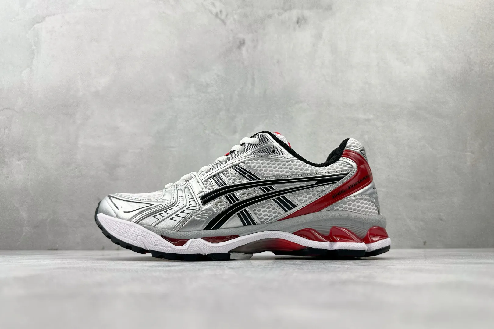 ASICS Gel-Kayano 14 White Red Replica Sneakers – High Quality ASICS Running Replicas Flexible 609