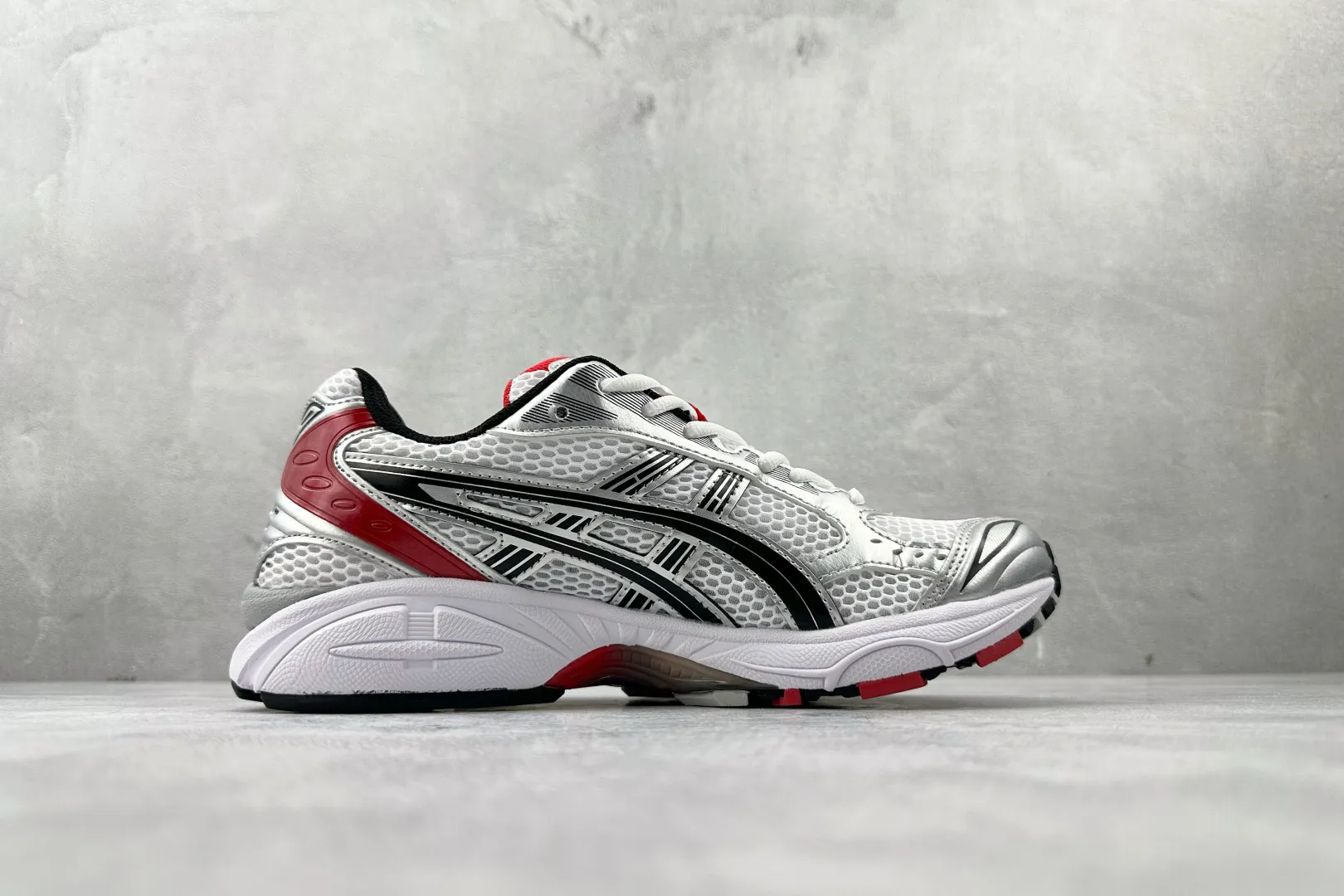 ASICS Gel-Kayano 14 White Red Replica Sneakers – High Quality ASICS Running Replicas Flexible 609