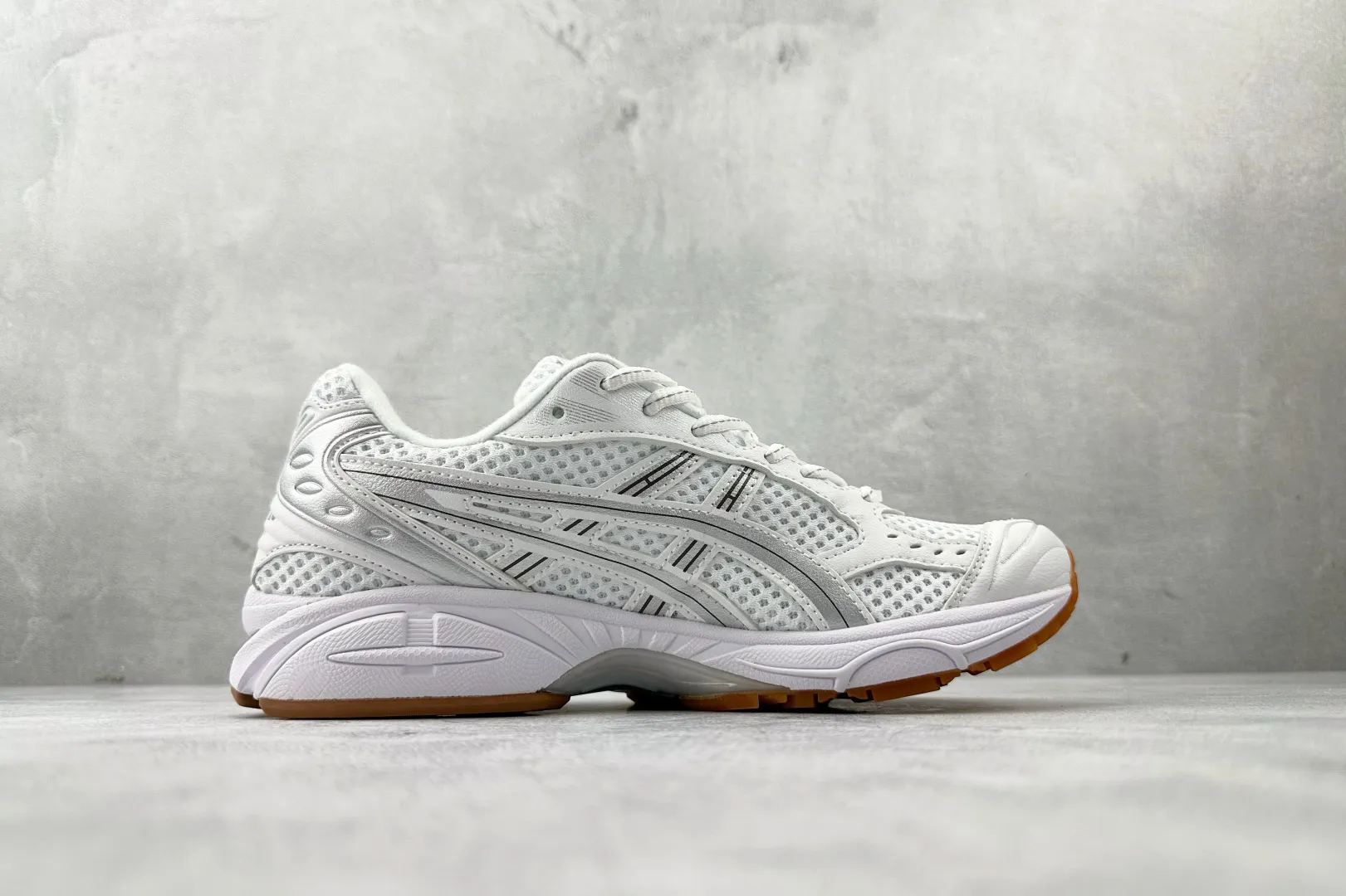 Youthful ASICS Gel-Kayano 14 White Replica Sneakers – High Quality ASICS Running Replicas 608
