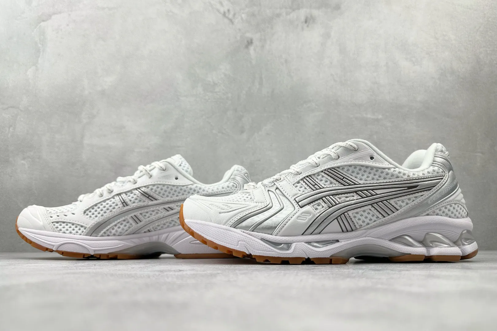 Youthful ASICS Gel-Kayano 14 White Replica Sneakers – High Quality ASICS Running Replicas 608