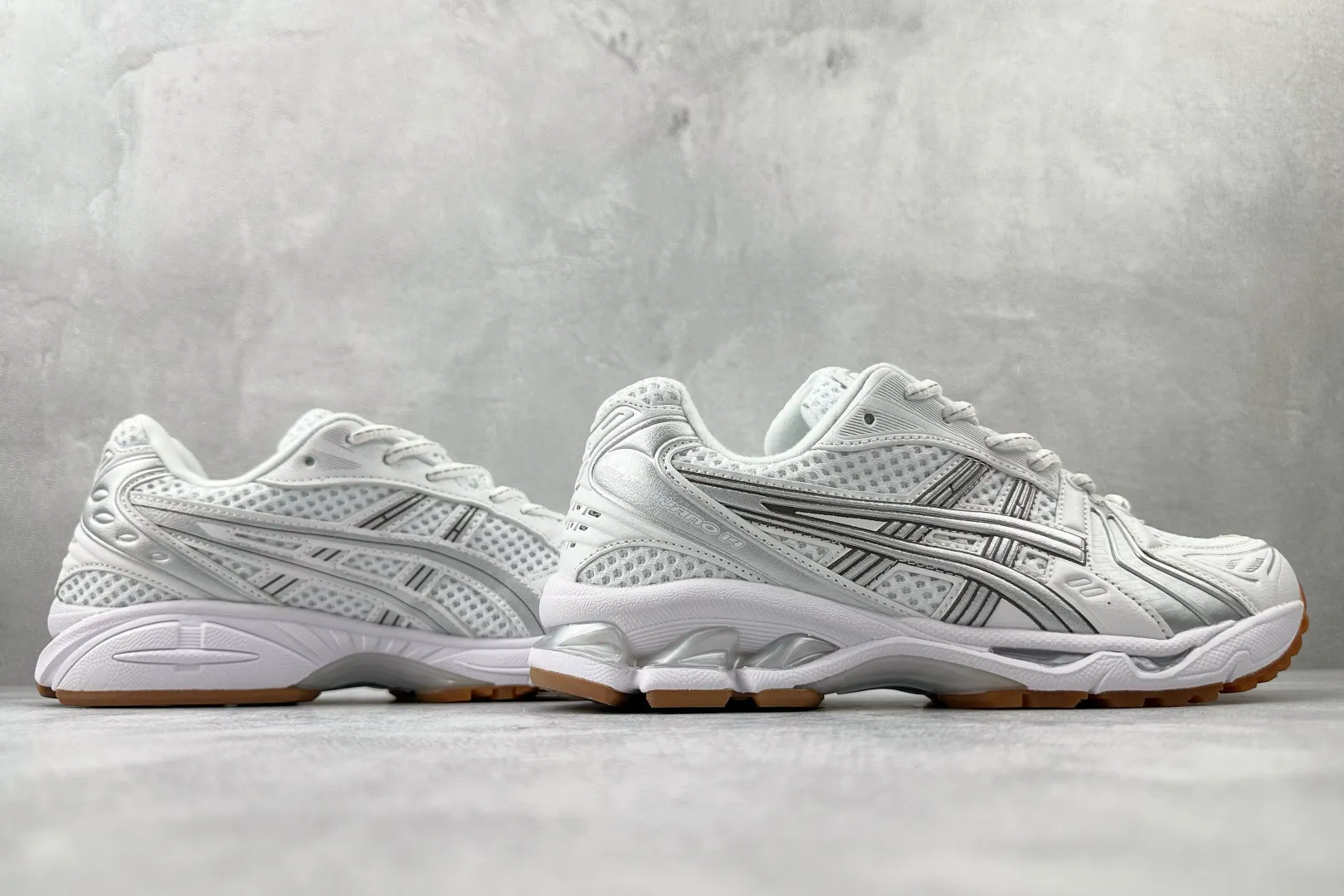 Youthful ASICS Gel-Kayano 14 White Replica Sneakers – High Quality ASICS Running Replicas 608