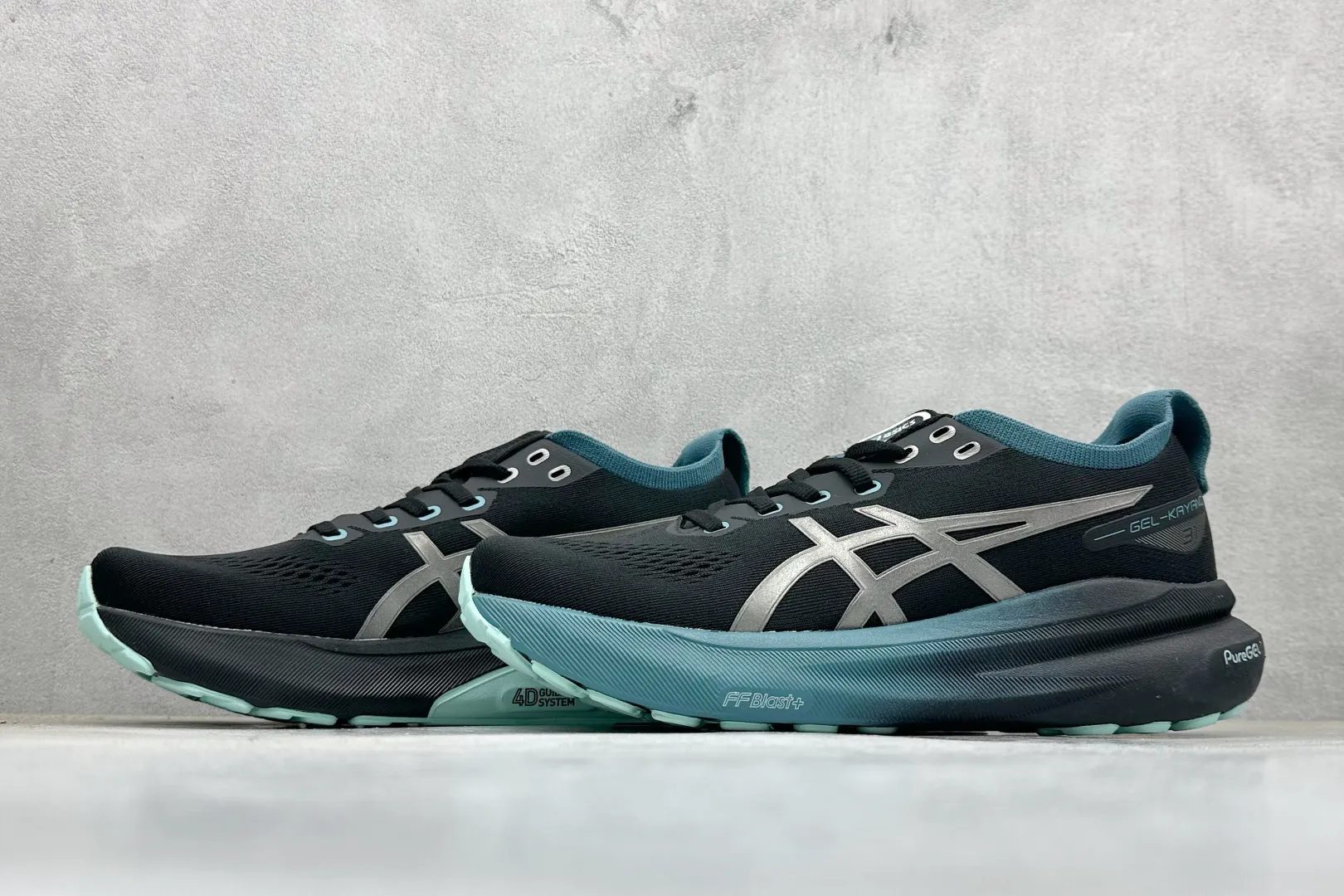 ASICS Gel-Kayano 31 Black Teal Running Shoes – High Quality Replica ASICS Running Shoes EasyMatch 599