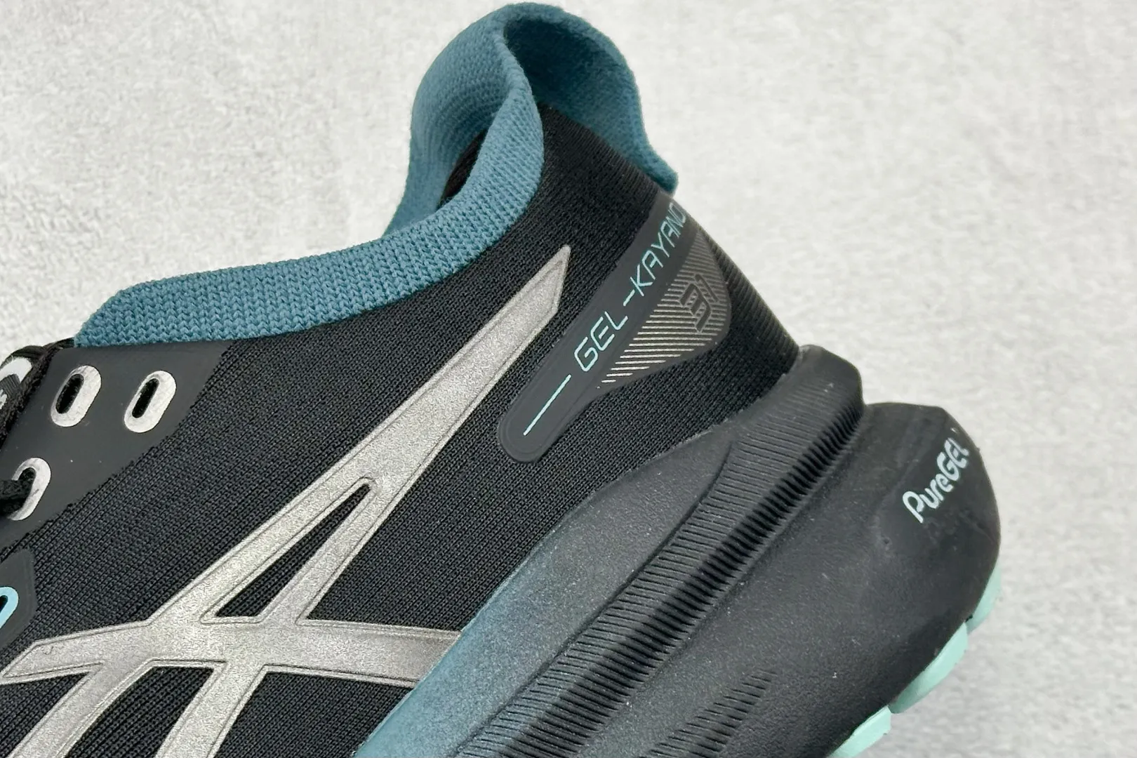 ASICS Gel-Kayano 31 Black Teal Running Shoes – High Quality Replica ASICS Running Shoes EasyMatch 599