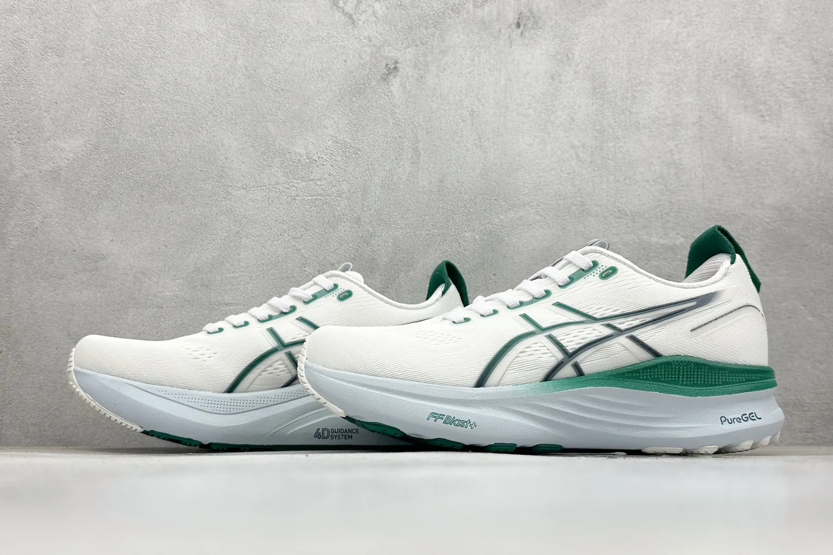ASICS Gel-Kayano 31 White Green Replica Sneakers – High Quality ASICS Running Replicas Stylish 622