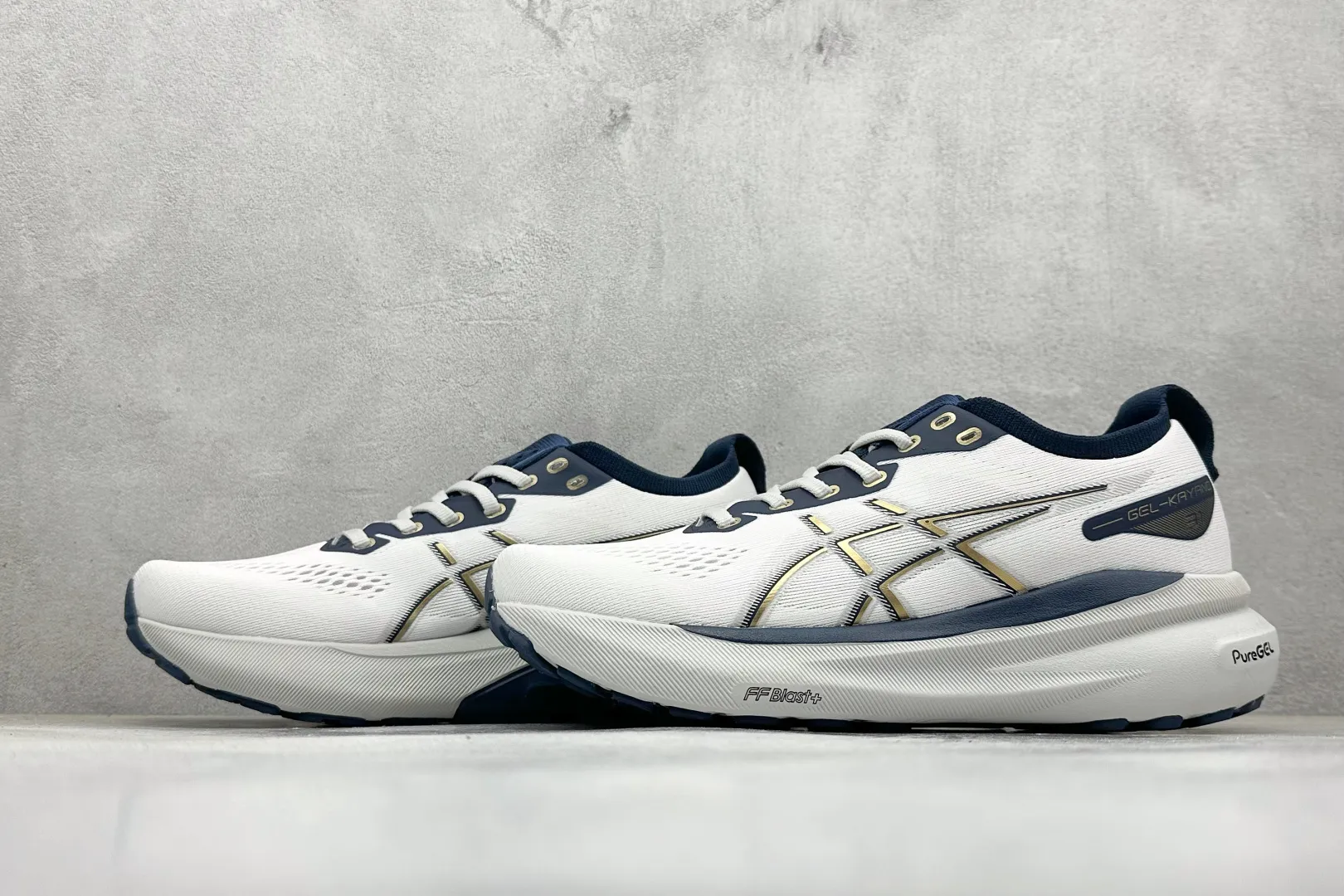 AllSeason ASICS Gel-Kayano 31 White Navy Replica Sneakers with High Quality Running Performance 615