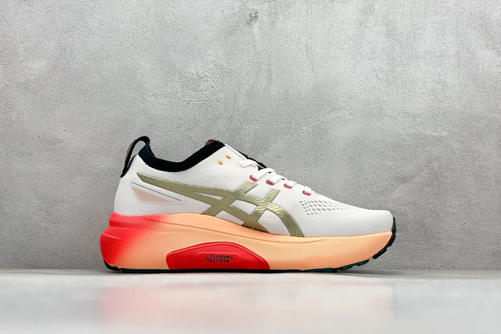 TopPick ASICS Gel-Kayano 31 White Red Replica Sneakers – High Quality ASICS Running Replicas 631