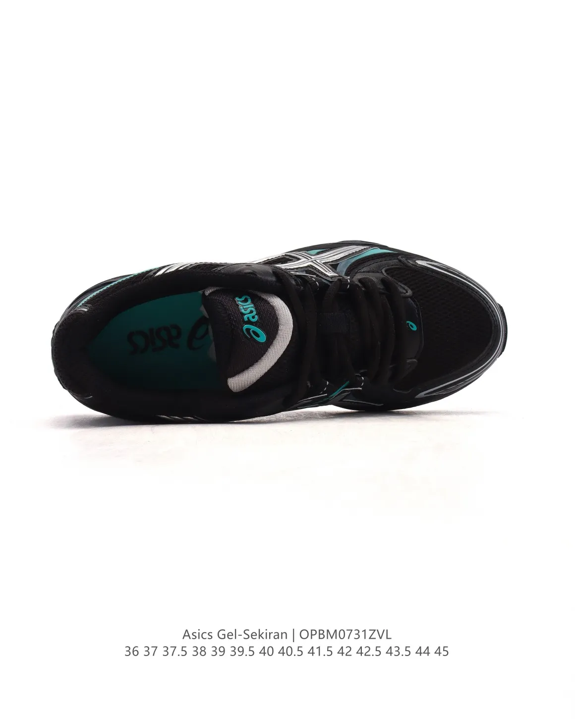 Sustainable ASICS Gel Sekiran Running Shoes Black Teal – High Quality Replica ASICS Sneakers 1: 587