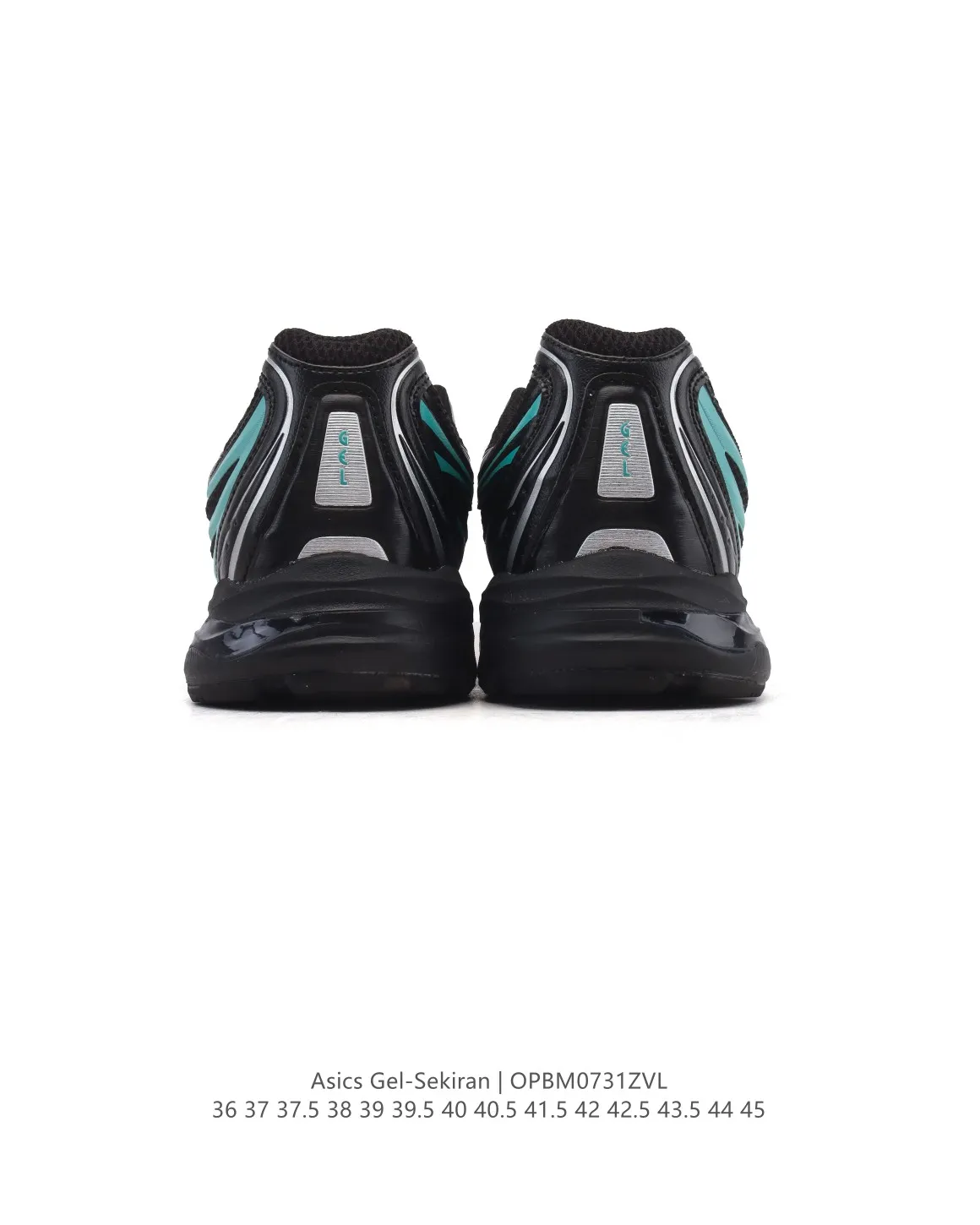 Sustainable ASICS Gel Sekiran Running Shoes Black Teal – High Quality Replica ASICS Sneakers 1: 587