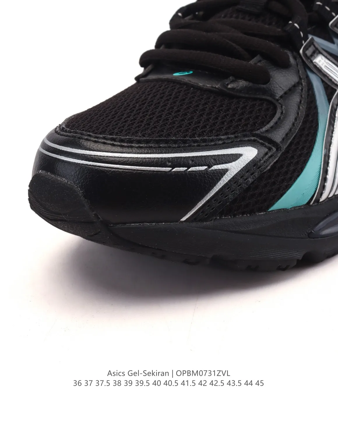 Sustainable ASICS Gel Sekiran Running Shoes Black Teal – High Quality Replica ASICS Sneakers 1: 587