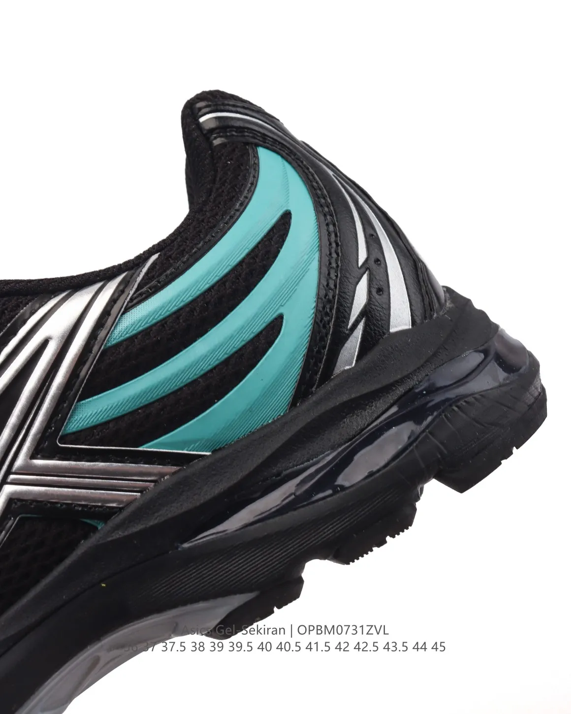Sustainable ASICS Gel Sekiran Running Shoes Black Teal – High Quality Replica ASICS Sneakers 1: 587