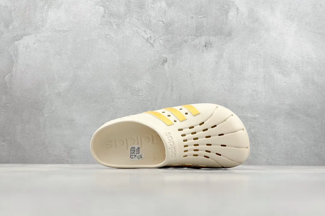 Fashionable Adidas Adilette Clogs Beige Blokecore Style –  Adidas Replica Shoes 460