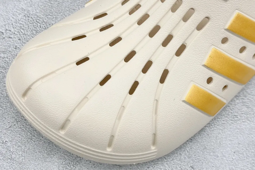 Fashionable Adidas Adilette Clogs Beige Blokecore Style –  Adidas Replica Shoes 460