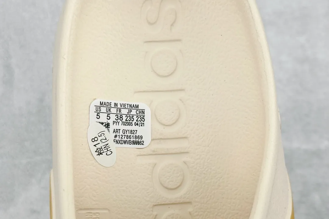 Fashionable Adidas Adilette Clogs Beige Blokecore Style –  Adidas Replica Shoes 460