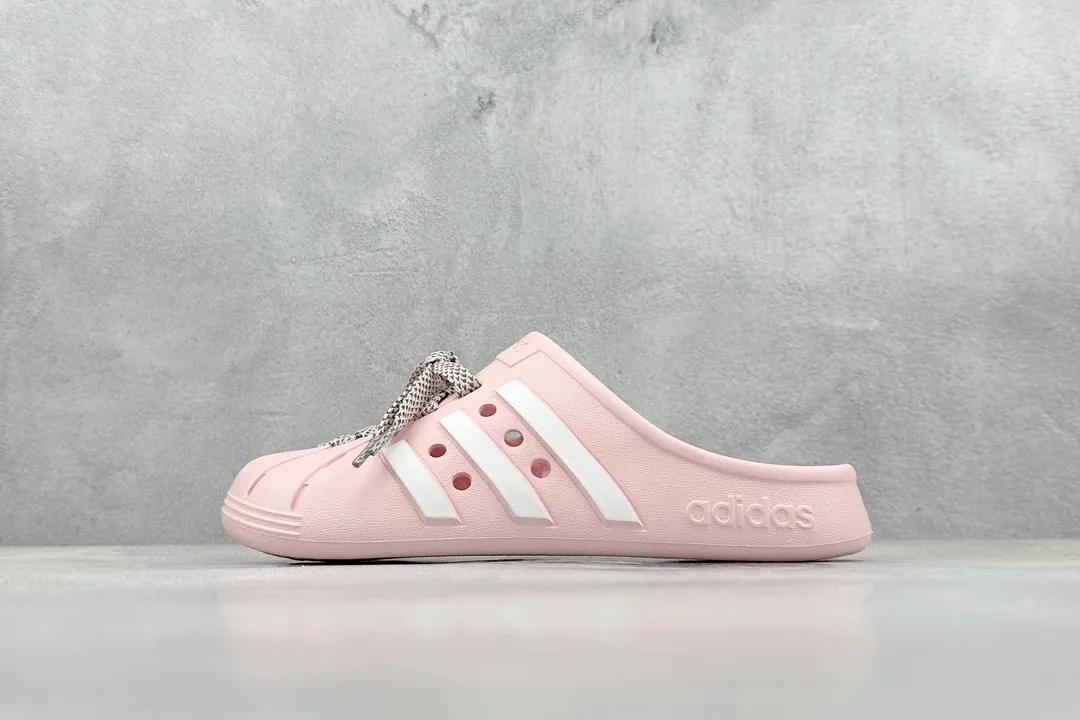 Adidas Adilette Clogs Pink  Style – Premium Adidas Replica Shoes Lightweight 455