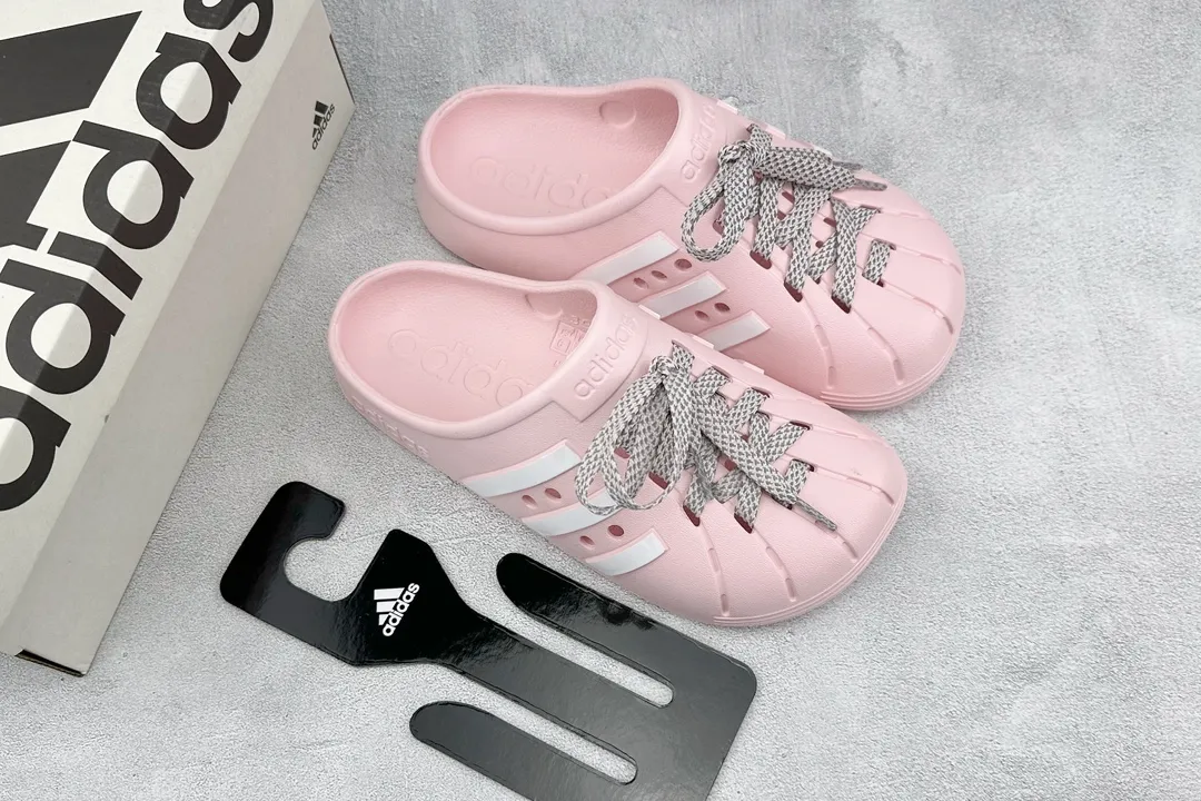 Adidas Adilette Clogs Pink  Style – Premium Adidas Replica Shoes Lightweight 455