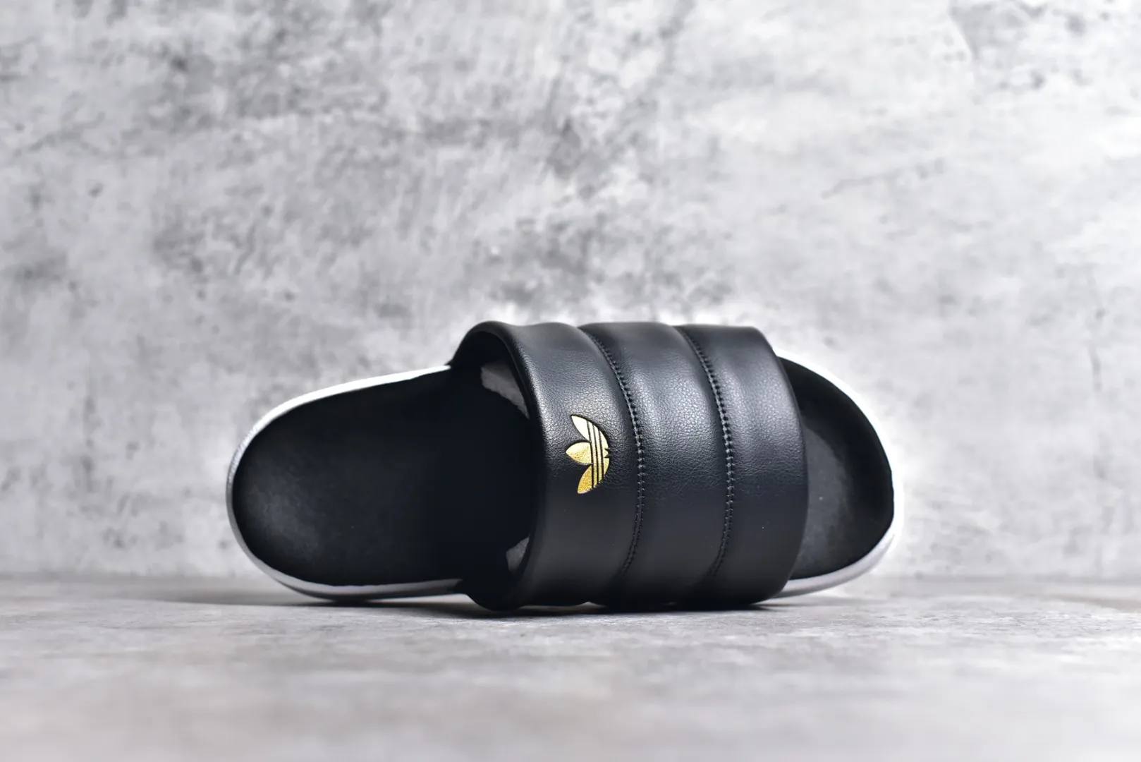 Adidas Adilette Essential FZ6162 Black Slides –  Adidas Replica Shoes Breathable 464