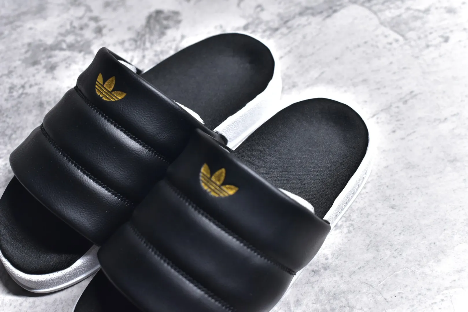 Adidas Adilette Essential FZ6162 Black Slides –  Adidas Replica Shoes Breathable 464