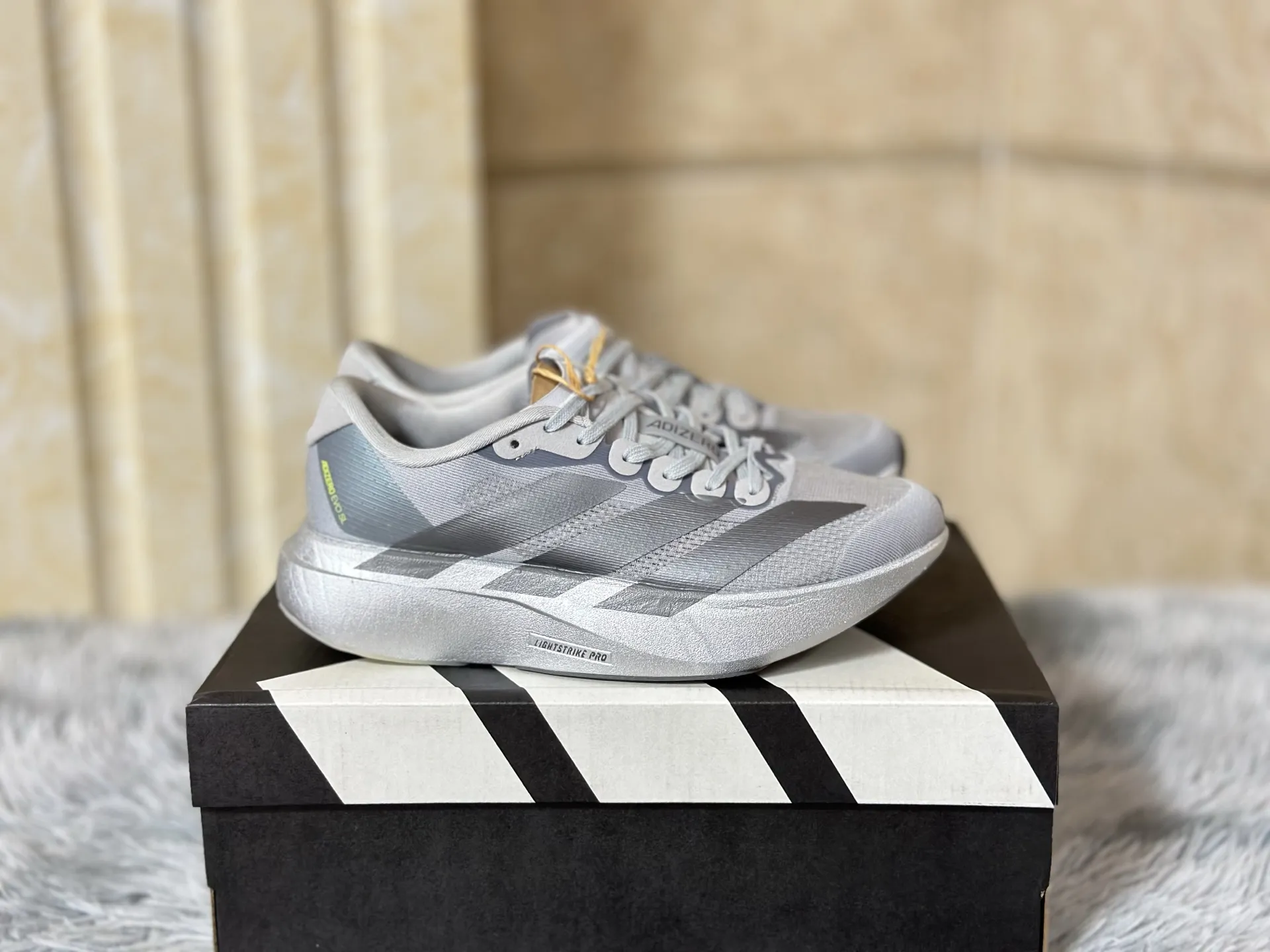 NewStyle Adidas Adizero Evo SL Grey Running Shoes – Replica Adidas Edition 482