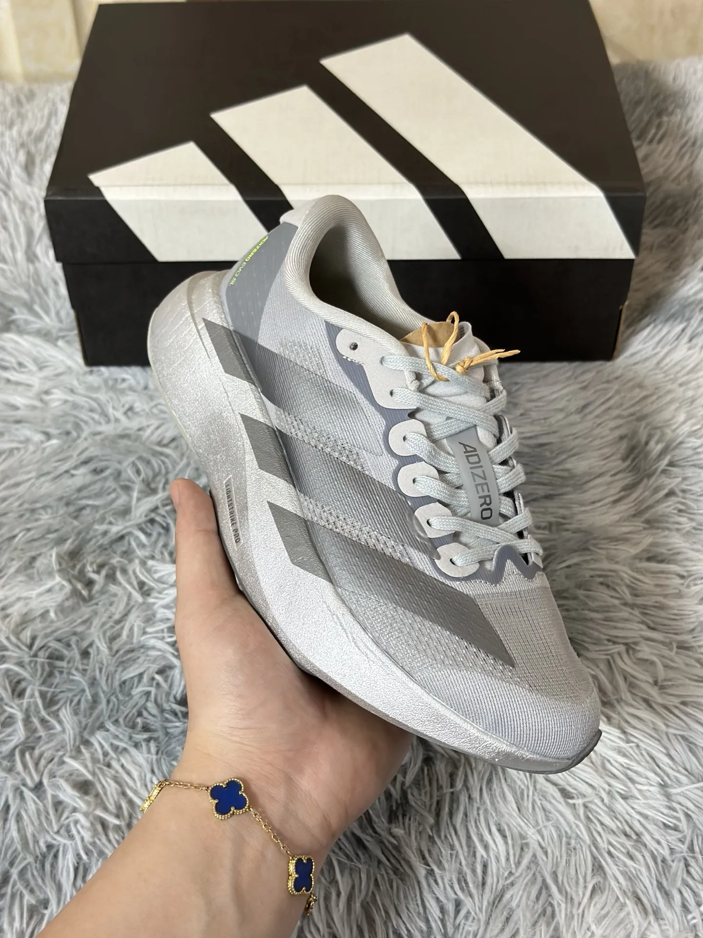 NewStyle Adidas Adizero Evo SL Grey Running Shoes – Replica Adidas Edition 482