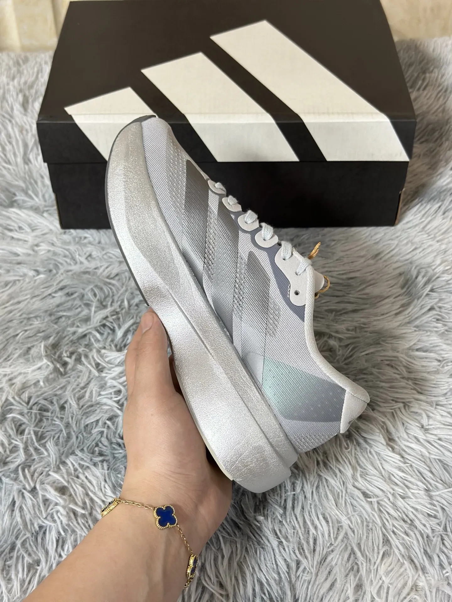 NewStyle Adidas Adizero Evo SL Grey Running Shoes – Replica Adidas Edition 482