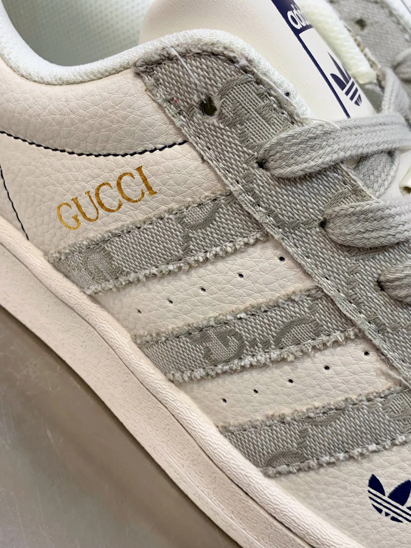 Adidas Gazelle Indoor Gucci White Gray Low –  Replica Shoes Functional 508