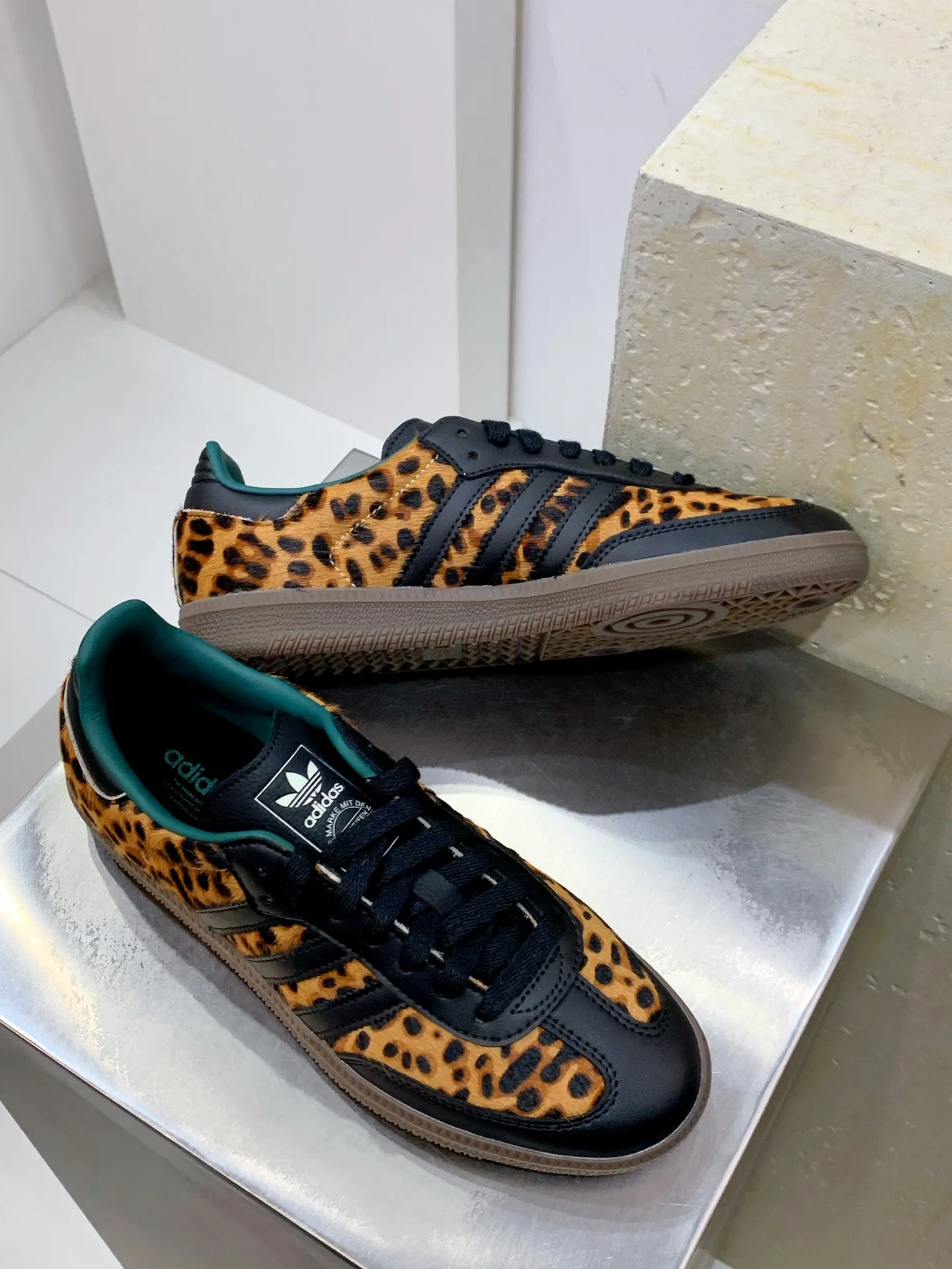 Adidas Originals Gazelle Indoor Leopard Black Green –  Replica Shoes Effortless 502