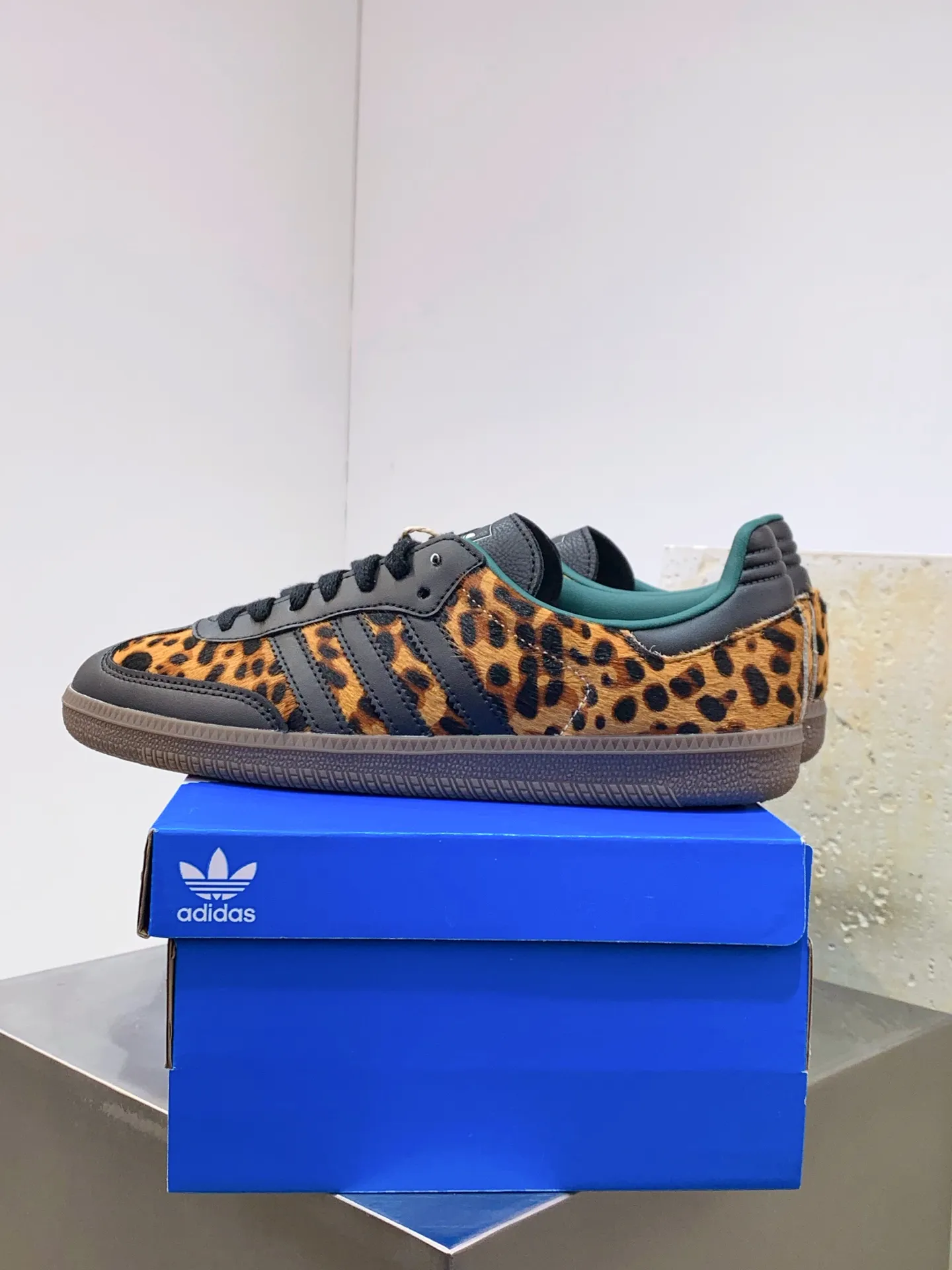 Adidas Originals Gazelle Indoor Leopard Black Green –  Replica Shoes Effortless 502