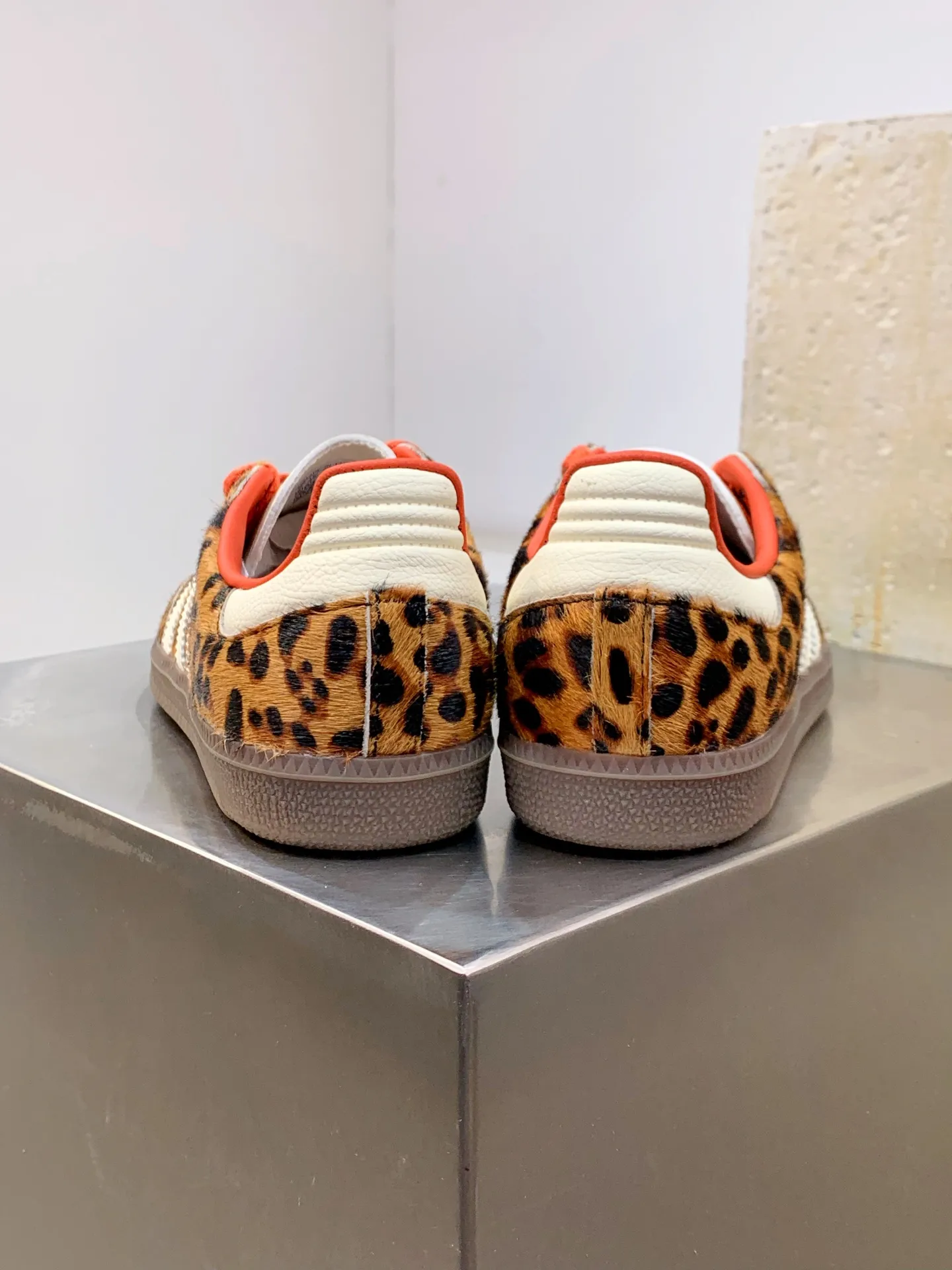 Adidas Originals Gazelle Indoor Leopard Red –  Replica Adidas Shoes Youthful 499
