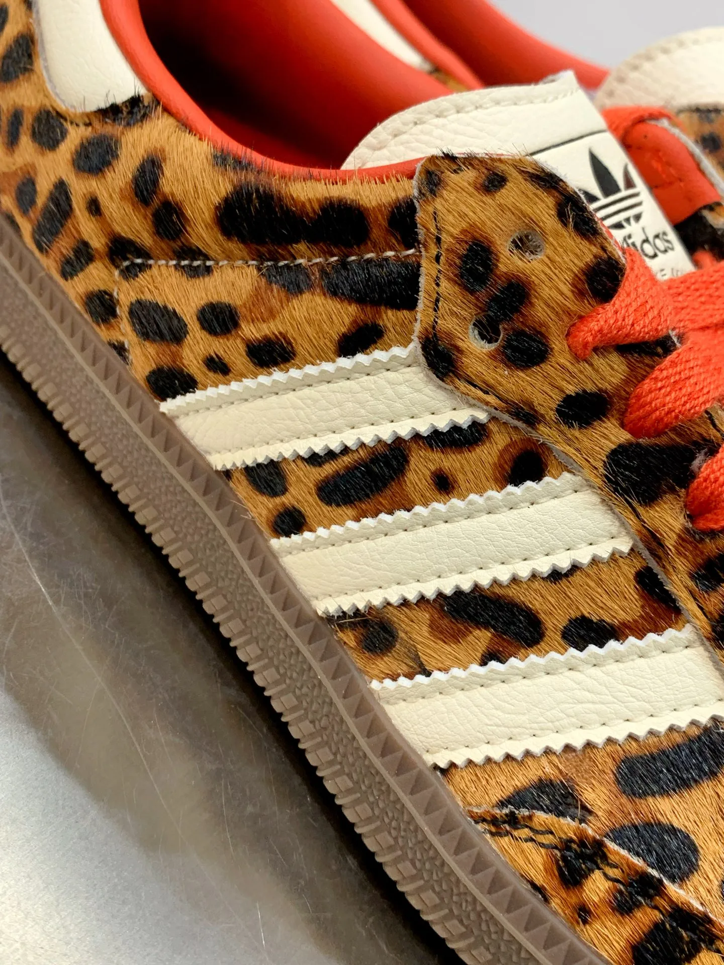 Adidas Originals Gazelle Indoor Leopard Red –  Replica Adidas Shoes Youthful 499