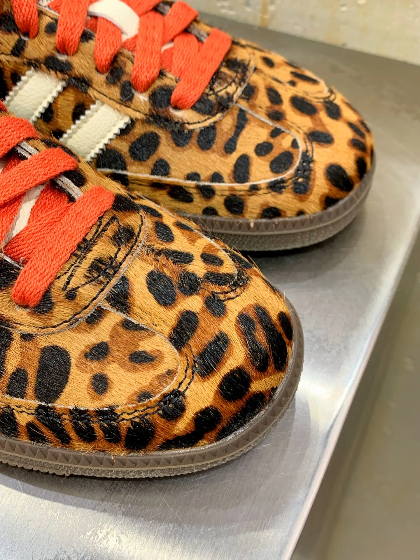 Adidas Originals Gazelle Indoor Leopard Red –  Replica Adidas Shoes Youthful 499