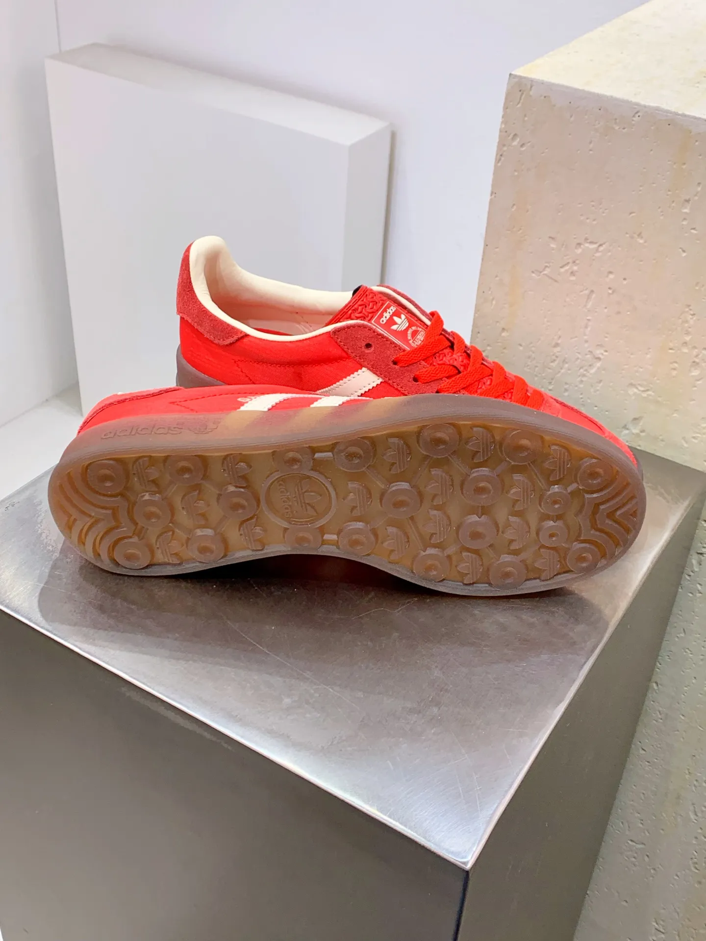 Adidas Originals Gazelle Indoor Red Sneakers – Replica Adidas Shoes Comfortable 495