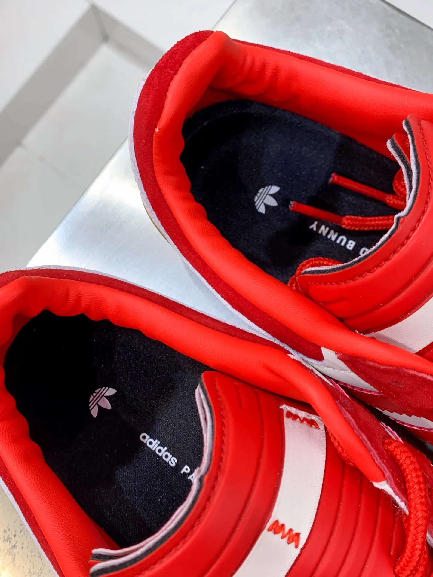 Trendsetting Adidas Originals Gazelle Indoor Red White Low – Replica Adidas Shoes 500