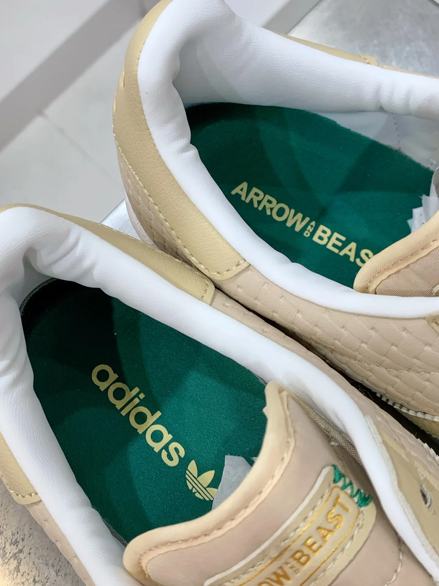 Durable Adidas Originals Superstar 2 Beige Sneakers –  Adidas Replica Shoes 538