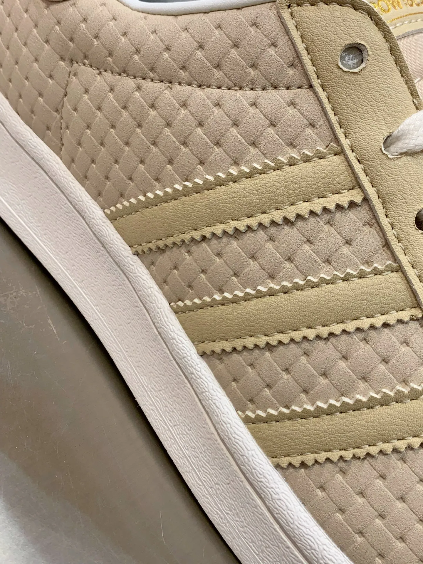 Durable Adidas Originals Superstar 2 Beige Sneakers –  Adidas Replica Shoes 538