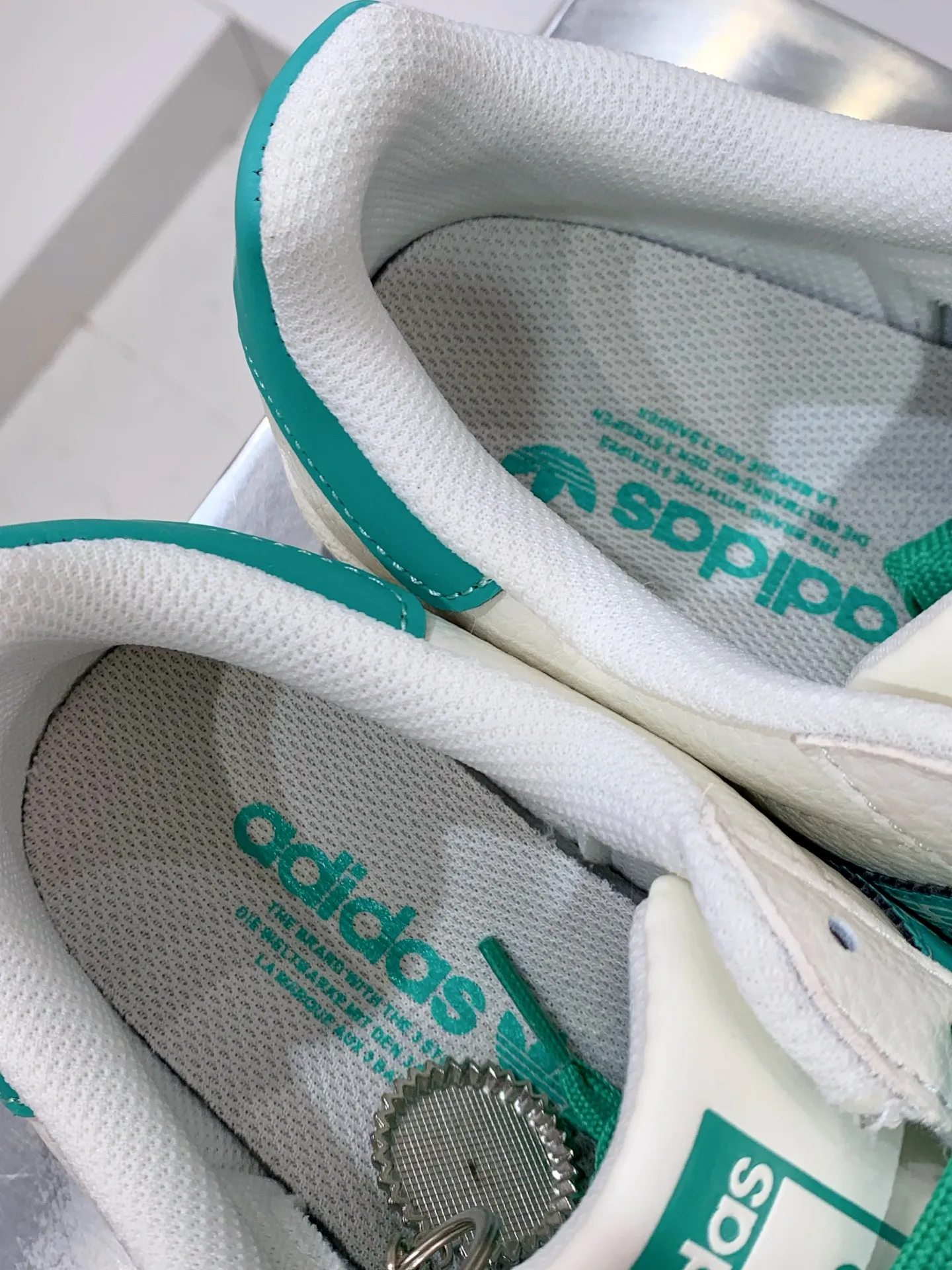 UrbanChic Adidas Originals Superstar Balenciaga White Green Replica Shoes 556