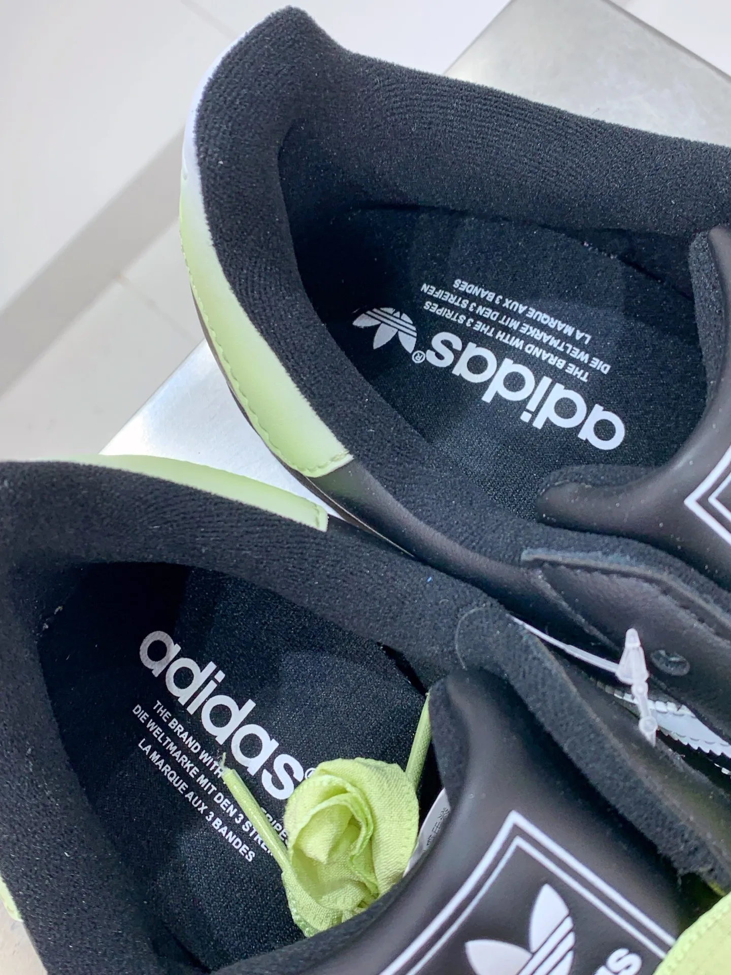 TopPick Adidas Originals Superstar Black Green Low Top Replica Shoes 558