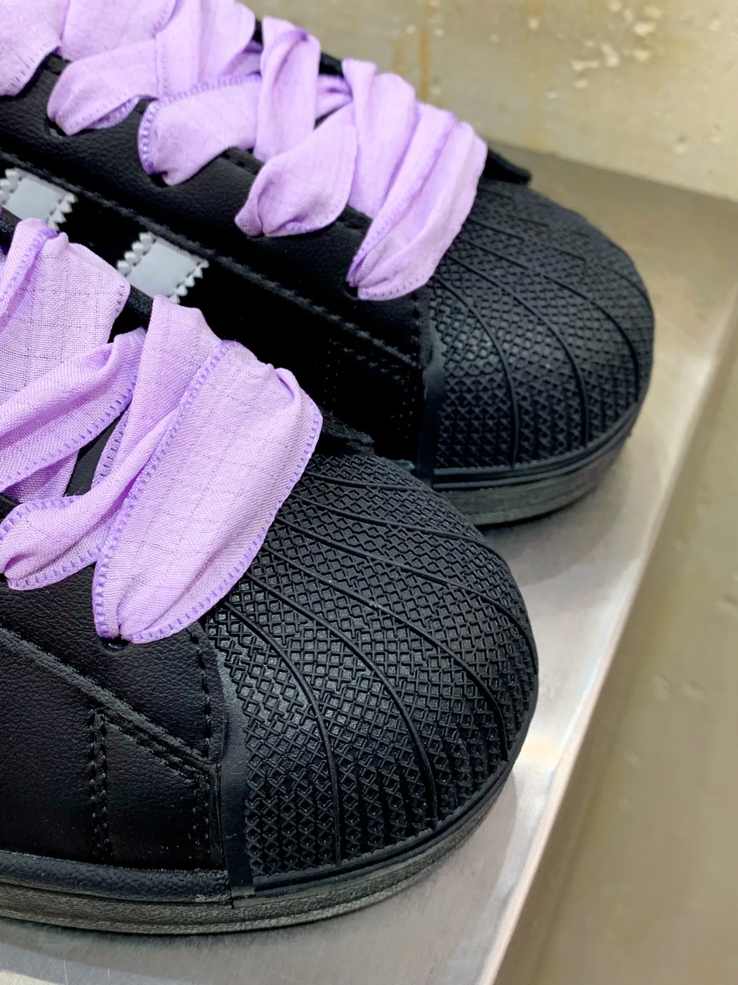 Supportive Adidas Originals Superstar Black Purple Low –  Replica Adidas Shoes 561