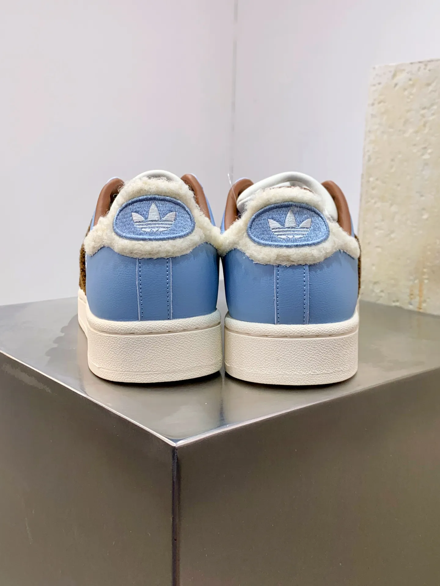 Adidas Originals Superstar Blue Brown Replica Shoes –  Adidas Replica WrinkleFree 536