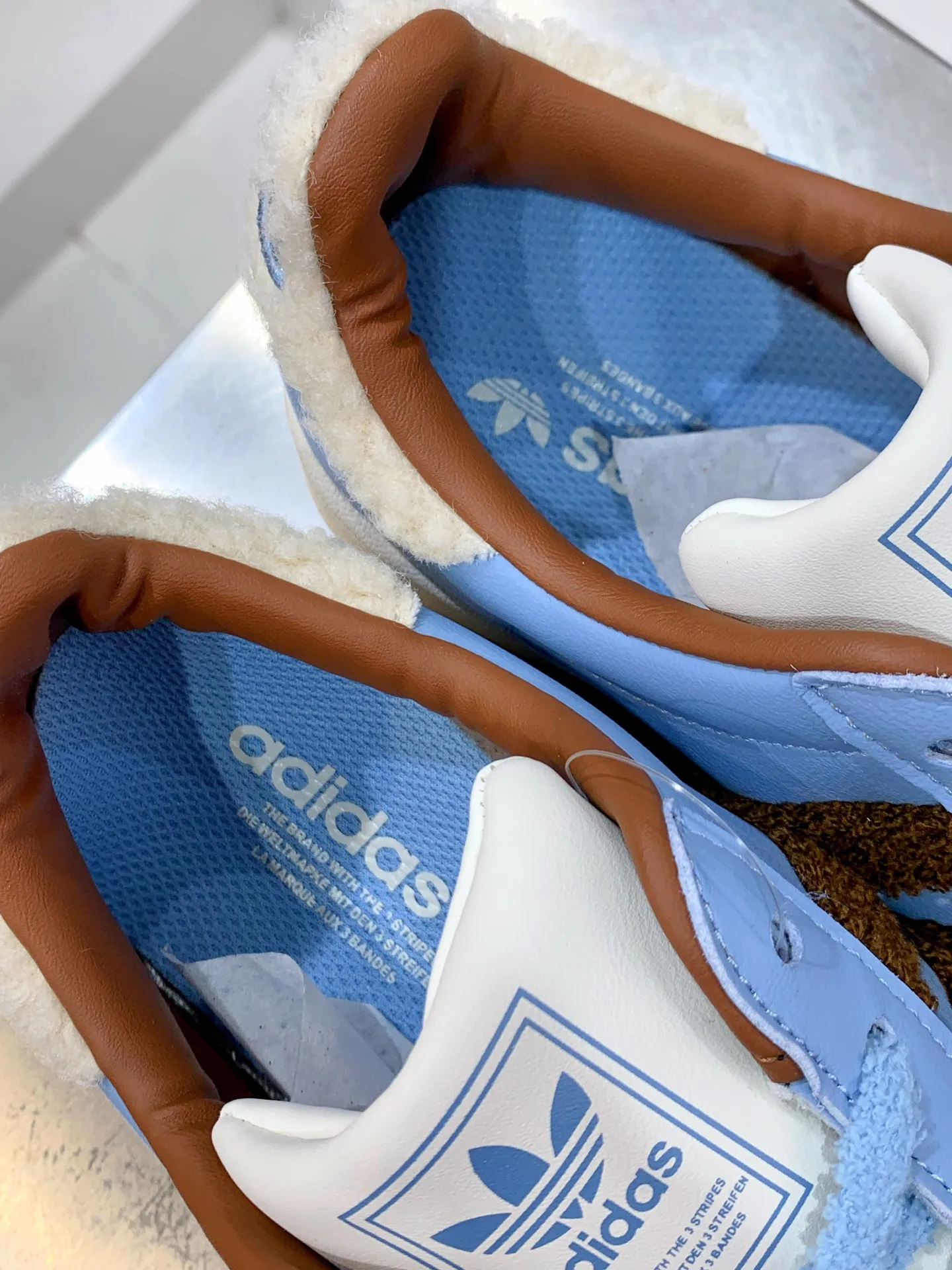 Adidas Originals Superstar Blue Brown Replica Shoes –  Adidas Replica WrinkleFree 536